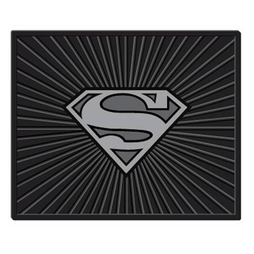 Superman Silver Shield Rubber Utility Mat
